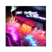 Lettres lumineuses décoratives personnalisées Winbo, néons LED en acrylique, enseignes néon pour mariage et fête, vente chaude du fabricant