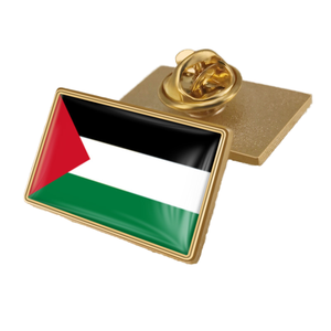 XP-Promos卸売パレスチナ国旗ブローチバッジカスタムエナメル国のお土産ギフトピンとコイン印刷技術 - Product Image 4
