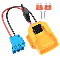 Convertisseur DIY pour batterie au lithium Milwaukee, faisceau de câbles électroniques ABS, connecteur pour véhicules électriques jouets 18V