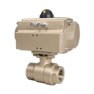 Vanne à bille pneumatique à commande d'air à double action à deux voies COVNA, réduction tarifaire, en acier inoxydable 304 - Product Image 3