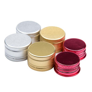 Tappo a Corona in Alluminio Antimanomissione 18mm 24mm 28mm 30mm Coperchio Metallico ROPP per Bottiglie di <span class=keywords><strong>Vino</strong></span> e Bevande - Product Image 1