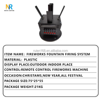 Système de tir de feux d'artifice froids d'intérieur à télécommande 8 canaux AC 110V-240V