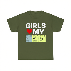 Las chicas adoran mi camiseta de ciencia y química, camiseta divertida con memes, camiseta con diseño de meme, embarazosa, inapropada - Product Image 2