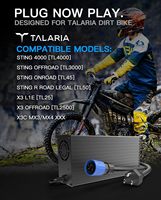 Chargeur de batterie 67.2V 5A EBike chargeur rapide pour Talaria Sting série 4000 X3 L1E X3C MX3/MX4 avec ventilateur de refroidissement