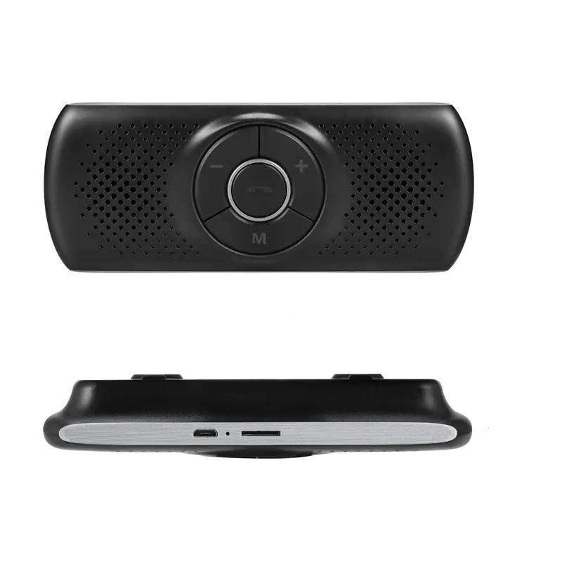 T826 Multi-function sun visor bluetooth handsfree car kit Bluetooth in-car speakerphone,support MP3/WMA playback from TF Card