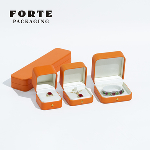 FORTE Packaging Eco-friendly Luxury <b>Gift</b> Jewelry <b>Box</b> for Ring Bracelet Necklace <b>Earring</b>-Customized Size & OEM Logo - Product Image 2