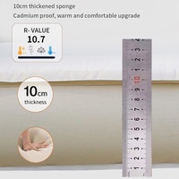 Matelas pneumatique en mousse épaisse de qualité supérieure pour deux personnes, tapis de couchage, tapis de camping, auto-gonflant pour la randonnée en plein air, le camping, tapis de fromage