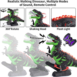 <span class=keywords><strong>Juguete</strong></span> de Dinosaurio T-Rex Eléctrico Realista con Pulverizador, <span class=keywords><strong>Robot</strong></span> Dinosaurio Recargable que Escupe Fuego, Juguetes de Dinosaurios a Control Remoto para Niños - Product Image 6