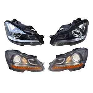 Mercedes-Benz C-Class W204 LED Farol Assembleia Azul 6000k Cor Compatível Acessórios Luz Do Carro para Problemas Hérnia - Product Image 5