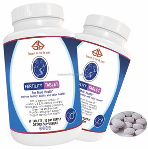 Complément alimentaire pour la fertilité masculine OEM, comprimés antioxydants, vitamines B, C, E, minéraux, extrait de thé vert, 60 comprimés - Product Image 2