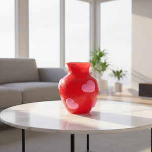 <span class=keywords><strong>Vaso</strong></span> in Vetro con Decorazione a <span class=keywords><strong>Cuore</strong></span> per Centrotavola Matrimoniale, Elegante Centrotavola in Vetro per Fiori, per Soggiorno e Ufficio - Product Image 4