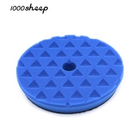 1000Sheep Disque de polissage conique en mousse bleu extra fin de 6 pouces, personnalisé OEM, pour polisseuse de carrosserie automobile avec garantie de 3 ans