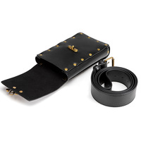 Sac banane Steampunk médiéval, pochette de ceinture Viking en PU, portefeuille pour téléphone, sacoche de voyage, sac banane vintage unisexe pour adulte