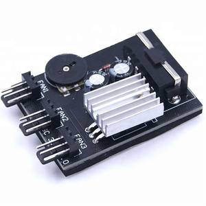 Компьютер Корпус процессорный кулер 3pin Вентилятор охлаждения регулятор температуры, 4pin или SATA 3 пути 3 Pin Вентилятор - Product Image 1