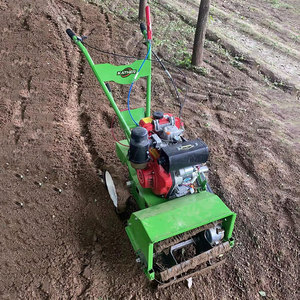 <span class=keywords><strong>Motoculteur</strong></span> Essence ou Diesel KATHER à Poussée Manuelle, Sarcleuse Rotative Agricole, Bêcheuse, Butteur et Cultivateur de Racines - Product Image 3