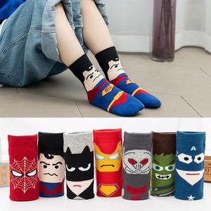 Popular Superhero <strong>Spiderman</strong> Comics Cartoon Sox Pure Cotton Young Boy Girl Kids Tube <strong>Socks</strong> - Product Image 1