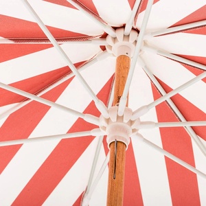 Impresión personalizada a rayas Retro tamaño grande restaurante mercado flecos paraguas lujo piscina <span class=keywords><strong>Patio</strong></span> café al aire libre Boho playa sombra paraguas - Product Image 4