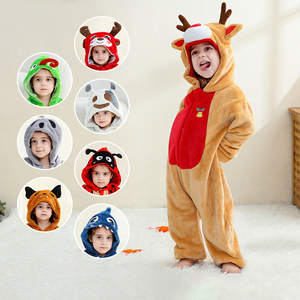 CPC CE Peleles de dibujos animados para niñas, monos de animales con cremallera, ropa de invierno, disfraz de niño, ropa para recién nacidos - Product Image 1