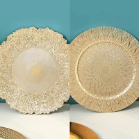 Assiettes de présentation en plastique PP IMUWEN, style rétro européen, luxe léger, assiette à fruits irrégulière en dentelle, non toxique, pour décoration de fête et usage domestique