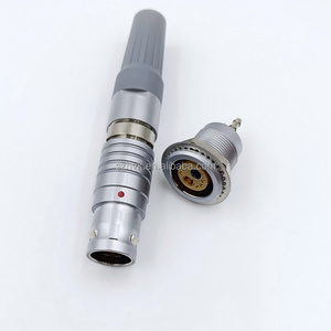 Совместим с B серией FGG 3B газо-Электрический коаксиальный Гибридный разъем круговой металлический авиационный разъем, вилка медицинского оборудования - Product Image 3