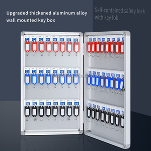 Tùy Chỉnh Treo Tường Hợp Kim Nhôm Key Khóa Hộp Chất Lượng Cao Chìa Khóa Xe Lưu Trữ Với 48 Khe Cắm Chìa Khóa Và Nhiều Kích Thước Tùy Chọn - Product Image 1