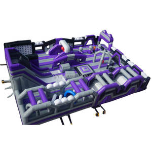 Castillo Inflable con Tobogán y Piscina con Temática de Zoológico, Castillo Inflable con Diseño de <span class=keywords><strong>León</strong></span> y Panda, Parque Infantil Inflable para Niños en Venta - Product Image 2