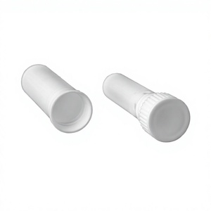Tube d'inhalateur nasal en coton avec mèche pour huiles essentielles et médicaments – Tubes d'inhalateur nasal vides, plusieurs couleurs - Product Image 1
