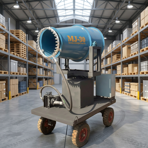 Canon anti-poussière électrique Mistjet MJ-30 monté sur chariot, télécommandé, nouveau réservoir de 6 gallons, contrôle industriel de la poussière - Product Image 1