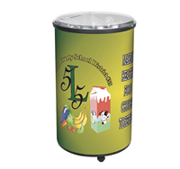 Glacière en plastique HS 65L glacière à bière personnalisée avec roue pour garder le vin et les boissons seau de refroidissement avec logo en promotion
