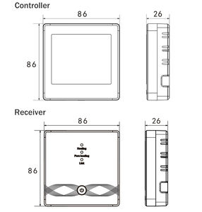 R9BW & RC9Plus termostat çok fonksiyonlu termostat yerden ısıtma sıcaklık kontrol cihazı - Product Image 3