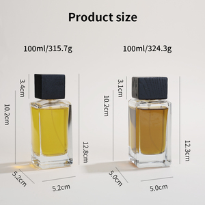 ขวดน้ำหอมเปล่าสุดหรูขวดแก้วใส่น้ำหอมทรงสี่เหลี่ยมขนาด30มล. 50มล. 100มล. ขวดแก้วใสสำหรับใส่เครื่องสำอาง - Product Image 6