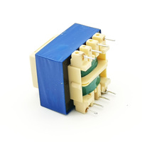Transformateur Tianyi 12V EI35 à montage sur circuit imprimé, broches d'alimentation audio monophasées, trois normes CE ISO9001 CQC RoHS, fréquence 50/60Hz, 1-500W