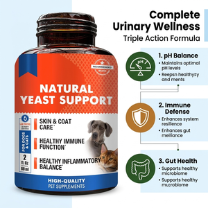 Compléments alimentaires <span class=keywords><strong>pour</strong></span> chiens à base de levure naturelle avec oméga-3 <span class=keywords><strong>pour</strong></span> la santé de la peau et du pelage, poudre à absorption rapide - Product Image 3