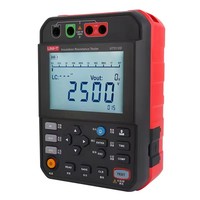 Ohmímetro Digital Portátil de Grado Industrial UNI-T UT512D, Comprobador de Resistencia de Aislamiento CAT IV, Resistencia de Voltaje de 600V, 2500V