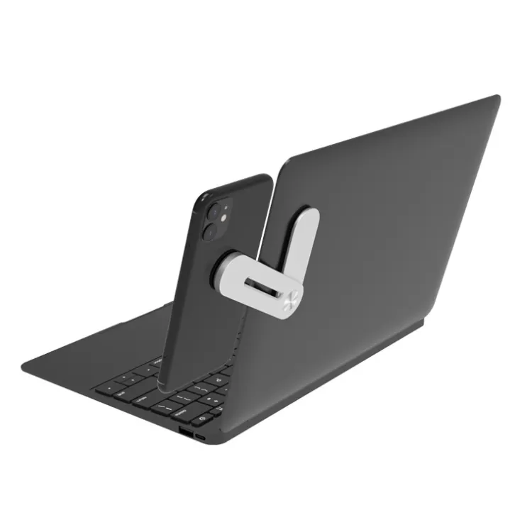 New Design Aluminium Alloy Strong Magnetic Flexible Adjustable Portable Laptop Extension Stand with Computer