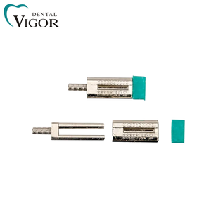 Accessoires de laboratoire dentaire : Goupilles doubles en <span class=keywords><strong>laiton</strong></span>, 1000 pièces, vertes - Product Image 1