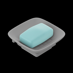 Porte-savon carré étanche pour salle de bain, fixation murale, plateau à savon en acier inoxydable, économiseur de savon pour la maison et l'hôtel - Product Image 1