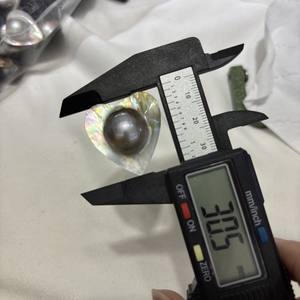 Componentes de joyería con perlas naturales y tapas de cuentas en forma de corazón estilo Love para la fabricación de collares y bolsos - Product Image 2