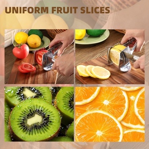 Coupe-légumes manuel en acier inoxydable pour fruits et légumes, outil de découpe et de râpage pour tomates, citrons, pommes de terre, citrons verts, oignons - Product Image 4