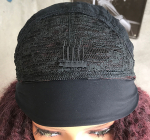 Diadema con peluca sintética rizada afro sin pegamento, de 18 pulgadas, con mecanismo de cabello sintético, esponjosa, resistente al calor, de fibra de alta temperatura. - Product Image 3