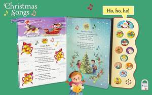 Venta caliente libro de sonido interactivo para niños 10 botones <span class=keywords><strong>canciones</strong></span> de Navidad Año Nuevo libro parlante Impresión de cartón duro - Product Image 3