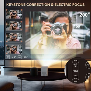 <span class=keywords><strong>Klf</strong></span>/kolorful transfrontalière maison volant Chen projecteur 1080P double fréquence WIFI bureau enseignement HD cinéma 300ANSI luminosité 72W - Product Image 5