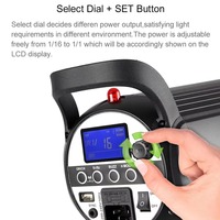 Flash de studio Godox SK400II neuf, 400Ws, temps de recyclage de 0,1 à 1 seconde, CCT 5600K, GN65, télécommande sans fil 2,4G intégrée