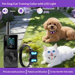 JTPAWS Nuevo <span class=keywords><strong>Collar</strong></span> Luminoso para Perros y Gatos, Dispositivo de Control de Ladridos, Antiladridos, Control Remoto, Ultrasónico, con Descarga Eléctrica, LED - Product Image 5