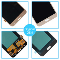 Écran tactile AMOLED LCD d'origine, assemblage complet pour Samsung Galaxy J7 Duo/J720/J720M, pièces de rechange pour réparation