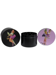 Round Zinc Alloy Manual Modern <b>Herb</b> <b>Grinder</b> 50mm with Full Printed Art Design for Accessory - Product Image 5