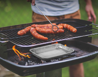 Plateaux de cuisson rectangulaires en aluminium, bac anti-goutte, lot de 20, vente en gros, résistants au four et au congélateur