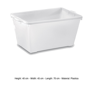 <b>Stackable</b> Baker's <b>Basket</b> 70 × 45 × 40 h cm, without Lid Giganplast - Product Image 3