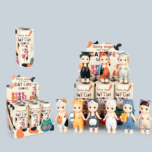 Nuevo Producto Transfronterizo: Mini Figura de Gato Congelado, Soporte para Teléfono con Diseño de Ángel, Caja Sorpresa, Decoración para Teléfono, Cupido, Anime de Moda, Plástico - Product Image 1