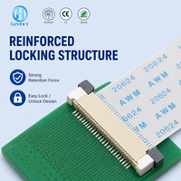 Connecteur FPC à contact supérieur de type tiroir, pas de 0,5 mm, 4 à 20 broches, prise ZIF, vente en gros directe d'usine pour module d'écran tactile LCD